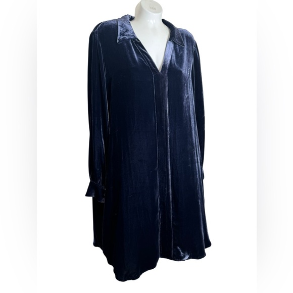 Sundance Hendrix Velvet Shirt Dress - Picture 2 of 8